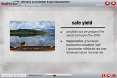 Effective Groundwater Supply Management